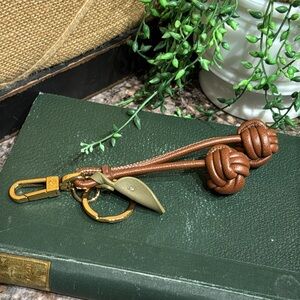 Fossil Brown Leather Key Holder
